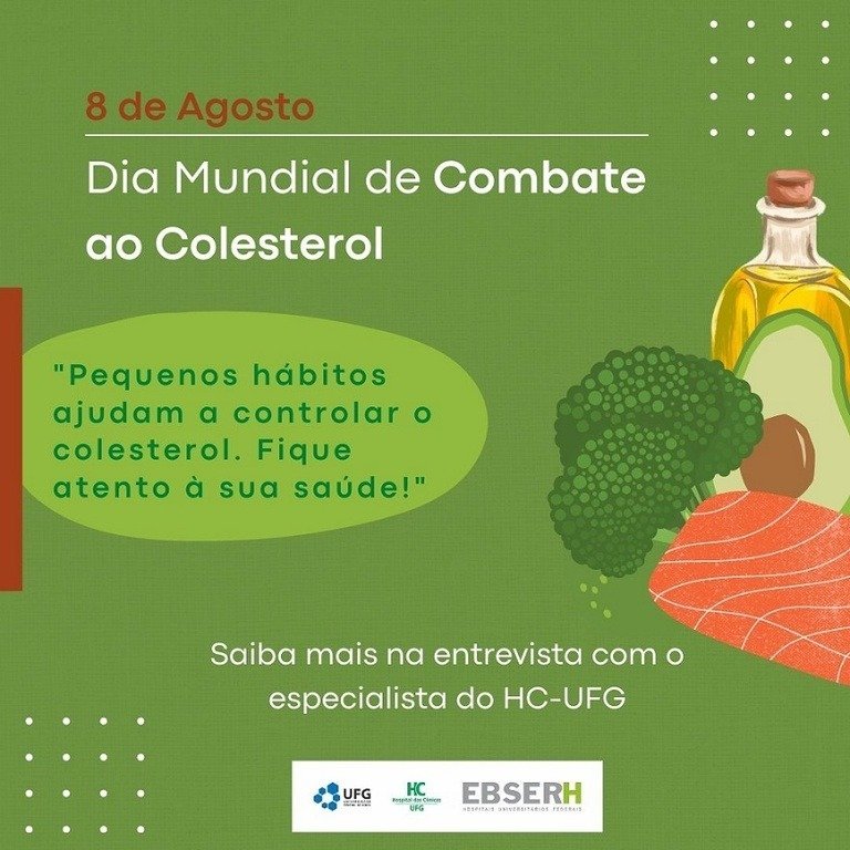8 de Agosto – Dia Mundial de Combate ao Colesterol